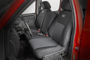 Chevrolet Silverado 2500 HD Seat Covers - Front - Rough Country - Neoprene - '11-'13